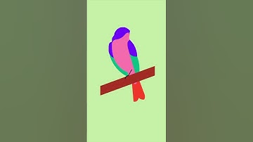 Drawing A Bird With Python | #shorts