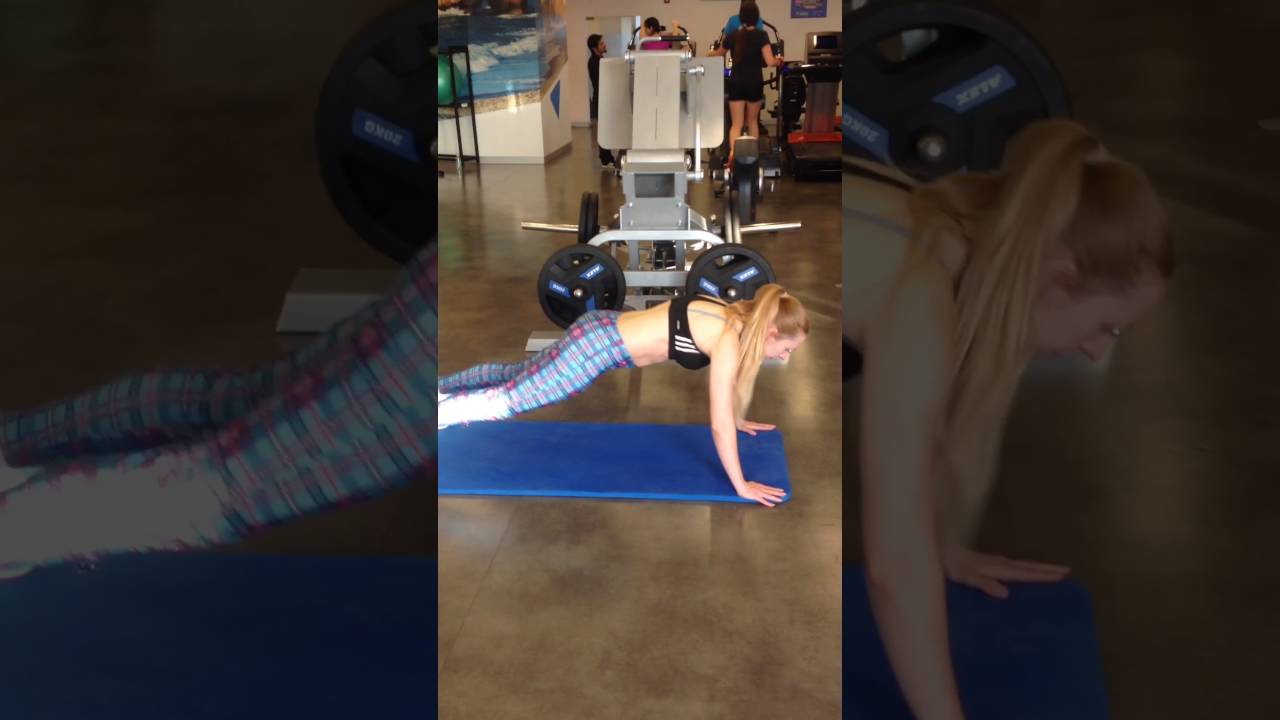 Yuliya Lyahova | Push-ups with jumps 