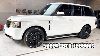 : Spend $5000 to Buy An Old Range Rover And Turn It Into A Car That Costs $100,000 in 13 Minute