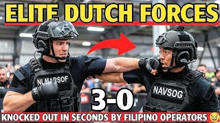 Dutch NLMARSOF Officers Challenged Filipino Operators… Knocked Out in Record Time (3-0)