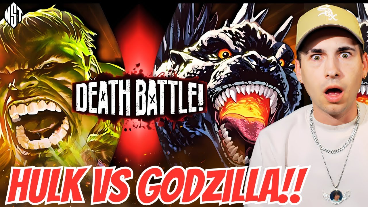 HULK VS GODZILLA - Death Battle REACTION