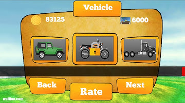 Hill Climb Race 3 Car Selection Menu Android HD 60 fps
