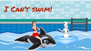 I Cant Swim. Inflatable Popping