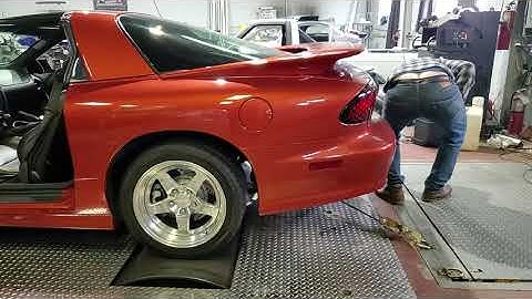 400HP Pontiac Firebird Trans Am Dyno Pull