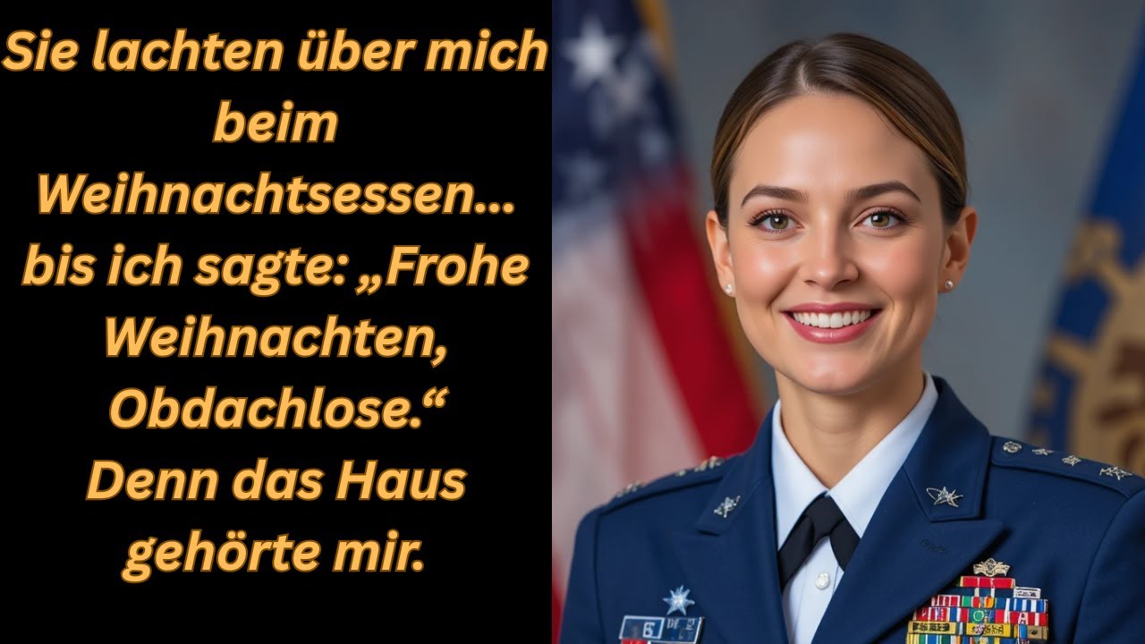 Sie haben mich beim Weihnachtsessen verspottet – dann entdeckten sie, dass ich das Haus besaß