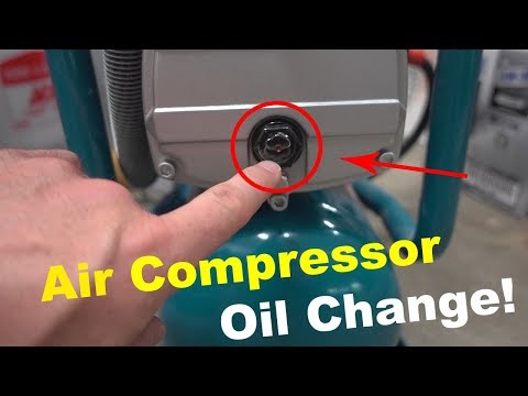 Video: Hoeveel olie gooi ek in my kompressor?
