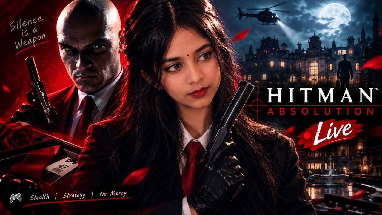 🔴HITMAN: ABSOLUTION LIVE 🔥| Girl Gamer💕l