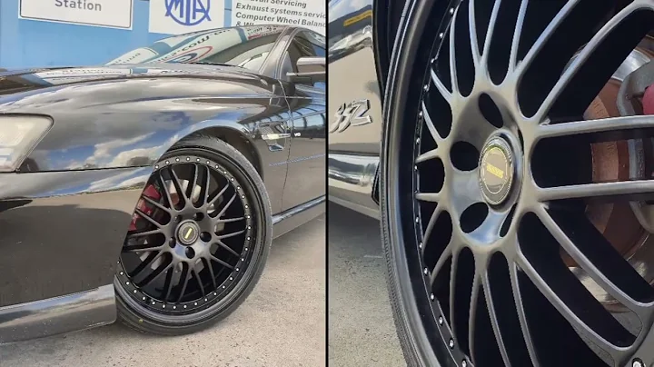 Simmons OM-1 rims on a Holden Commodore