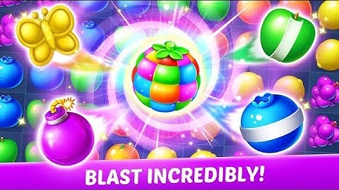 #Fruit Dairy Match # (3 Puzzle) offline gameplay...