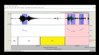 Praat TextGrid Example