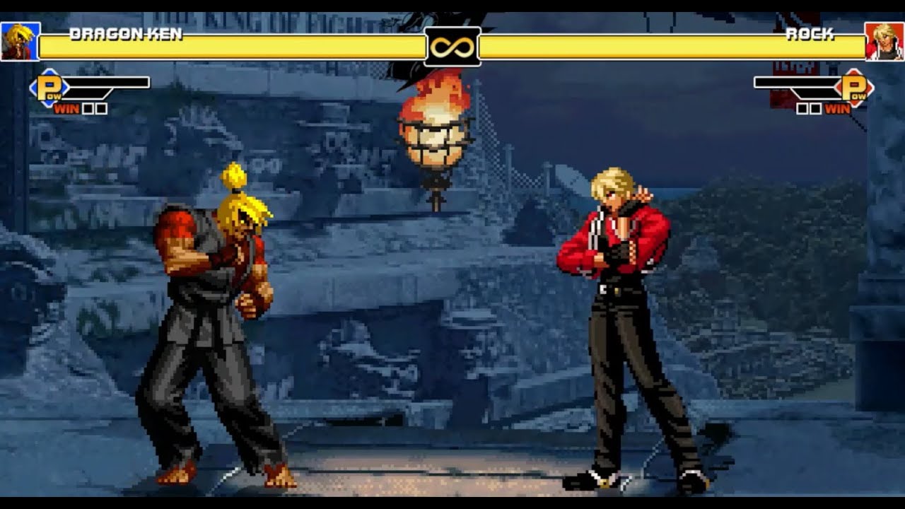 Kof Dragon DRAGON KEN VS ROCK -- THE MOST EPIC FIGHT IN HISTORY! KOF MUGEN - YouTube