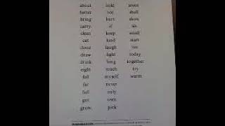 Video 1 sight word assessment training