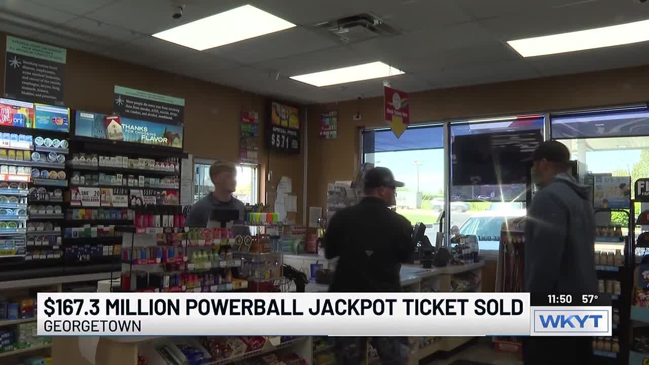 Georgetown retailer sells largest winning Powerball Jackpot ticket in Ky. history
