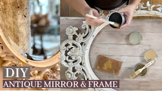 How To Antique A Mirror & Frame | Step by Step Tutorial