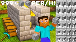 KOLAY KIRIK TAŞ & TAŞ FARMI !! Minecraft:Kırık Taş ve Taş Farmı Nasıl Yapılır l Minecraft Sistemler