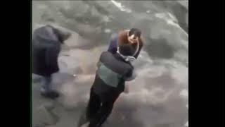 russian man sneezes fire