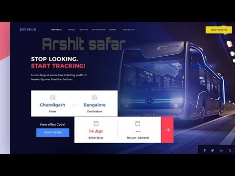 Bus Ticket reservation system , using PHP,my SQL , html