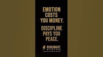 RiskSmart CODE #02 — Discipline Over Emotion. Stay disciplined. Stay funded. #PropTrading #RiskSmart