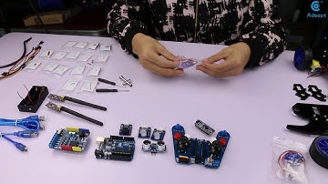 Adeept 4WD RC Arduino Smart Car Kit Assembly Tutorial(Part 1)