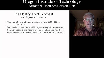 OIT Math 451 session 1.3b: Floating Point Representation of Real Numbers