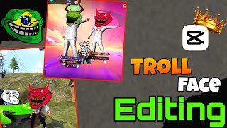 Free Fire Virel Troll Face Video Tutorial 🔥how To Edit Troll Face Video|| #freefire #trollface