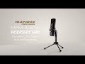 Marantz professionnel  prsentation du micro podcast mpm4000u