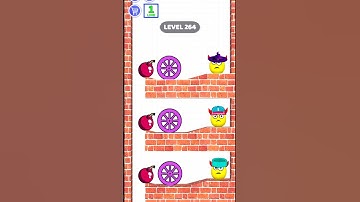 Draw To Smash logic puzzle brain game level 264  #gaming  #shorts #youtubeshorts  #shortfeed