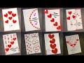 8 Easy &amp; Beautiful white paper Handmade Happy Valentine Day Card making 2026/DIY Love Greeting Card