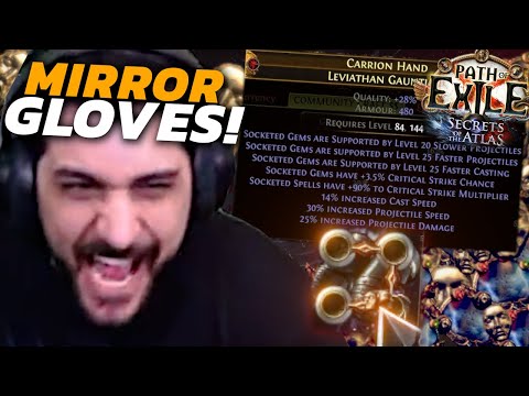 I GOT INCREDIBLY LUCKY CRAFTING 500+ DIVINE GLOVES!