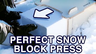 How To Make The Perfect Snow Block Press - ARIBABOX