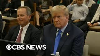 Watch: Trump in courtroom for fraud trial