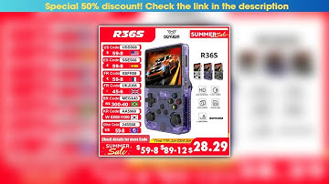 Get Open Source R36S Retro Handheld Video Game Console Linux System 3.5 Inch IPS Screen Portable Po
