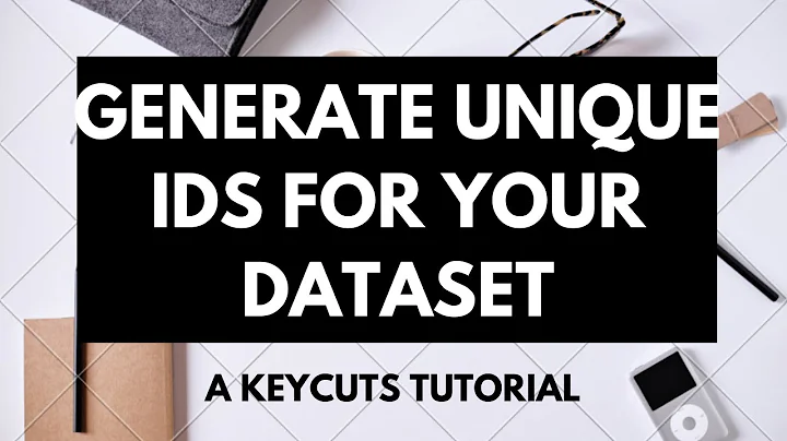 Generate unique IDs for your dataset for building summary reports - Excel & Google Sheets