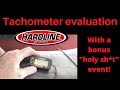 Small tachometer evaluation, with a real &quot;holy sh*t&quot; event occuring!