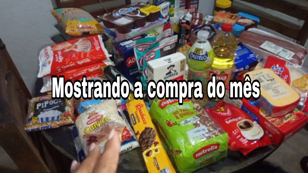 Mostrando a compra  | Lanche da noite 