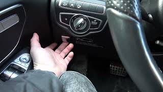 How to Enable or Disable Electric Handbrake in Mercedes V Class W447 (2014 - now)