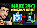 How To Make 24/7 Minecraft Server Without any Queue | Best 24/7 Minecraft Server Hosting💛