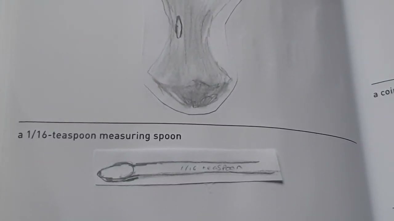 642 Tiny Things to Draw (a 1/16 -teaspoon measuring spoon) part 79 