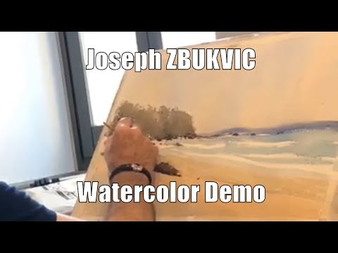 Joseph ZBUKVIC &rsquo;s WATERCOLOR Demo (a part of EPC Art Courses) 12