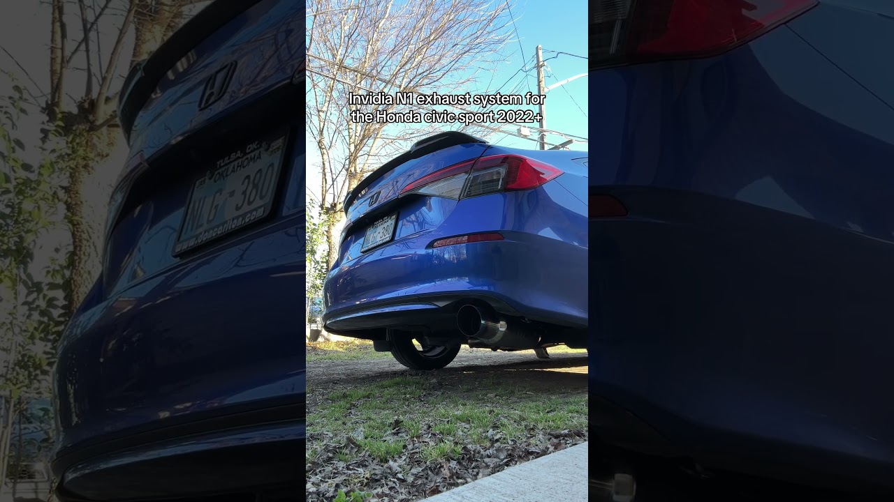 Honda Civic Sport Invidia N1 Exhaust – Aggressive Sound! 🔥🚙💨