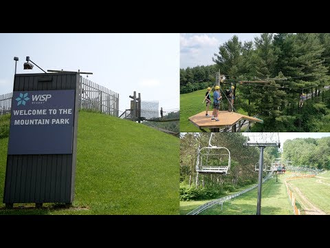 Wisp Resort Mountain Park Full Walkthrough (Zip Lines, Alpine Coaster) - Coaster Vlog #23