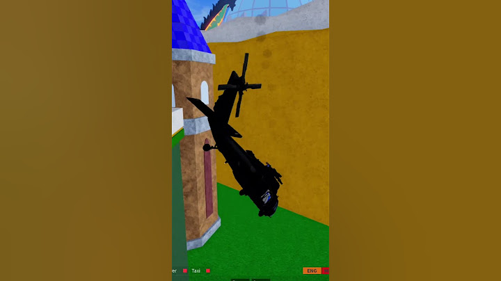 HELICOPTERS in Blox Fruits?