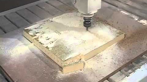 Quintax CNC 5-Axis Router Trimming Aircraft Composite Panel