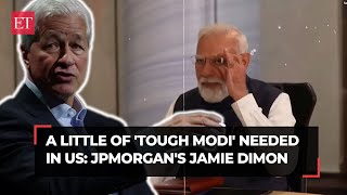 JPMorgan Chase CEO Jamie Dimon calls PM Modi 'tough' for breaking old bureaucratic systems