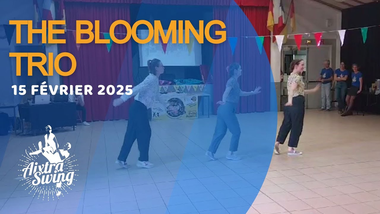 Performance de "The blooming trio" à Aixtraswing