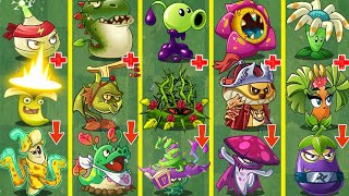 Every New & Old Plants FUSION & EVOLUTION in Plants vs. Zombies 2 Chinese Version (Thorn Wizard)