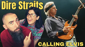 Dire Straits - Calling Elvis (REACTION) with my wife