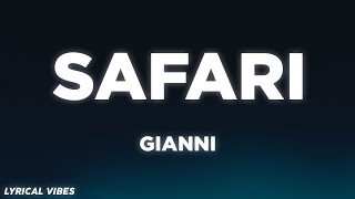 Gianni - Safari  (Parole/Lyrics)