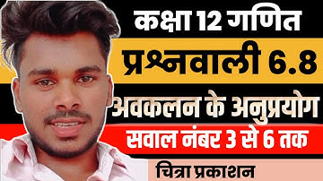 प्रश्नावली 6.8 सवाल नंबर 4 से Class 12 math || chitra prakashan by anshu samrat ||अवकलन के अनुप्रयोग