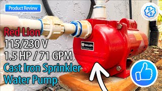 Is the Red Lion RL SPRK150 the Best Sprinkler Pump for Your Lawn?
